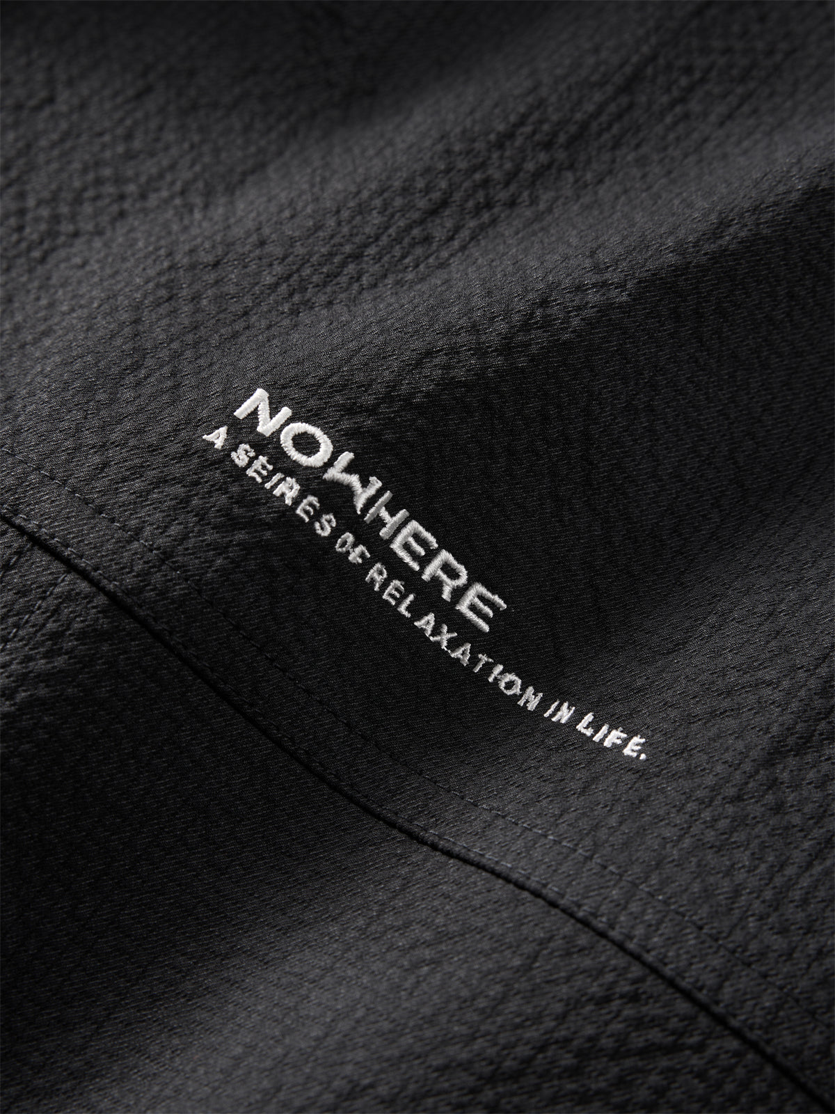 Men's Oversized Utility Shirt with Textured Fabric