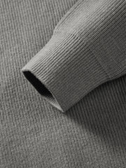 Men's Solid Relaxed-Fit Knit Cardigan