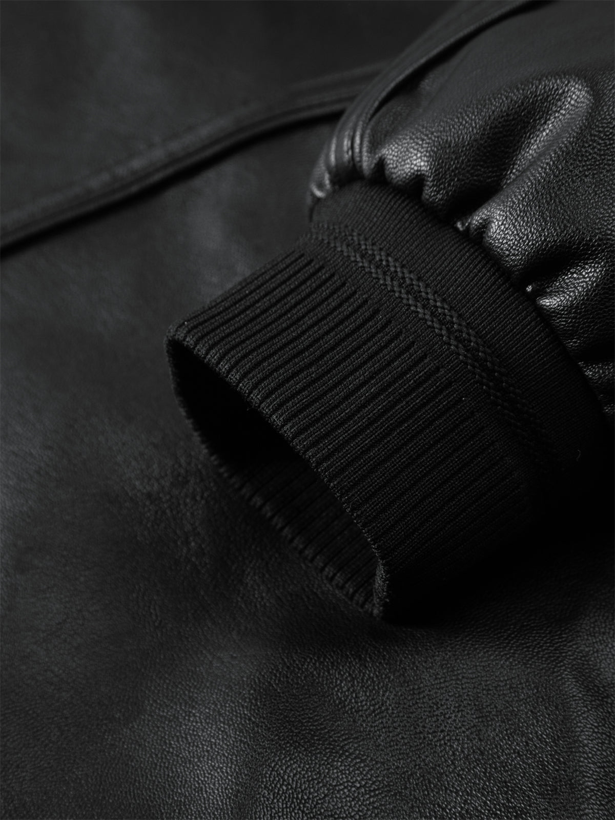 Men's Oversized Stand-Collar PU Jacket