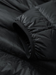 Men's Stand-Collar Goose Down Jacket with Contrast Details