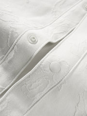 Men's Allover Jacquard Fleece-Lined Shirt