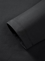 Men's Embroidered Half-Zip Fleece-Lined Sweatshirt