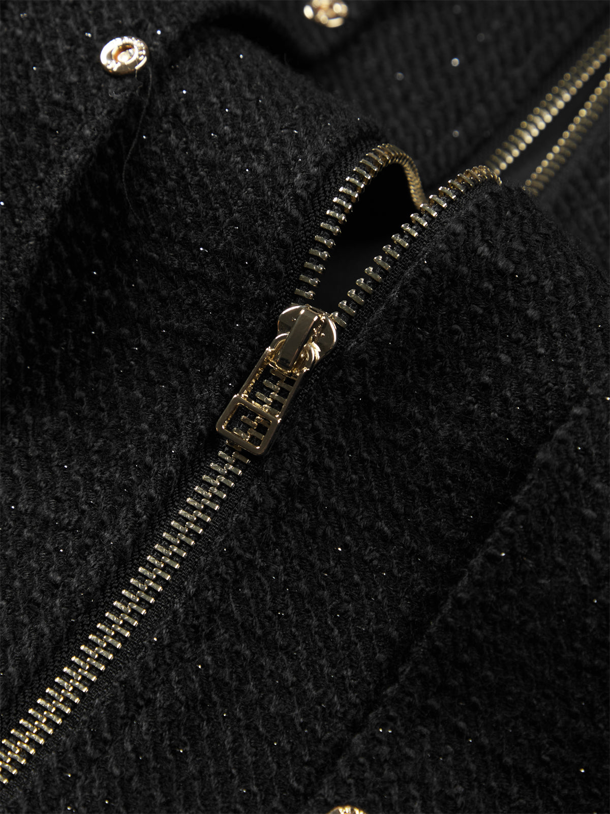 Men's Metallic Tweed Textured Commuter Jacket