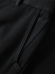 Men's Fleece-Lined Tapered Casual Pants