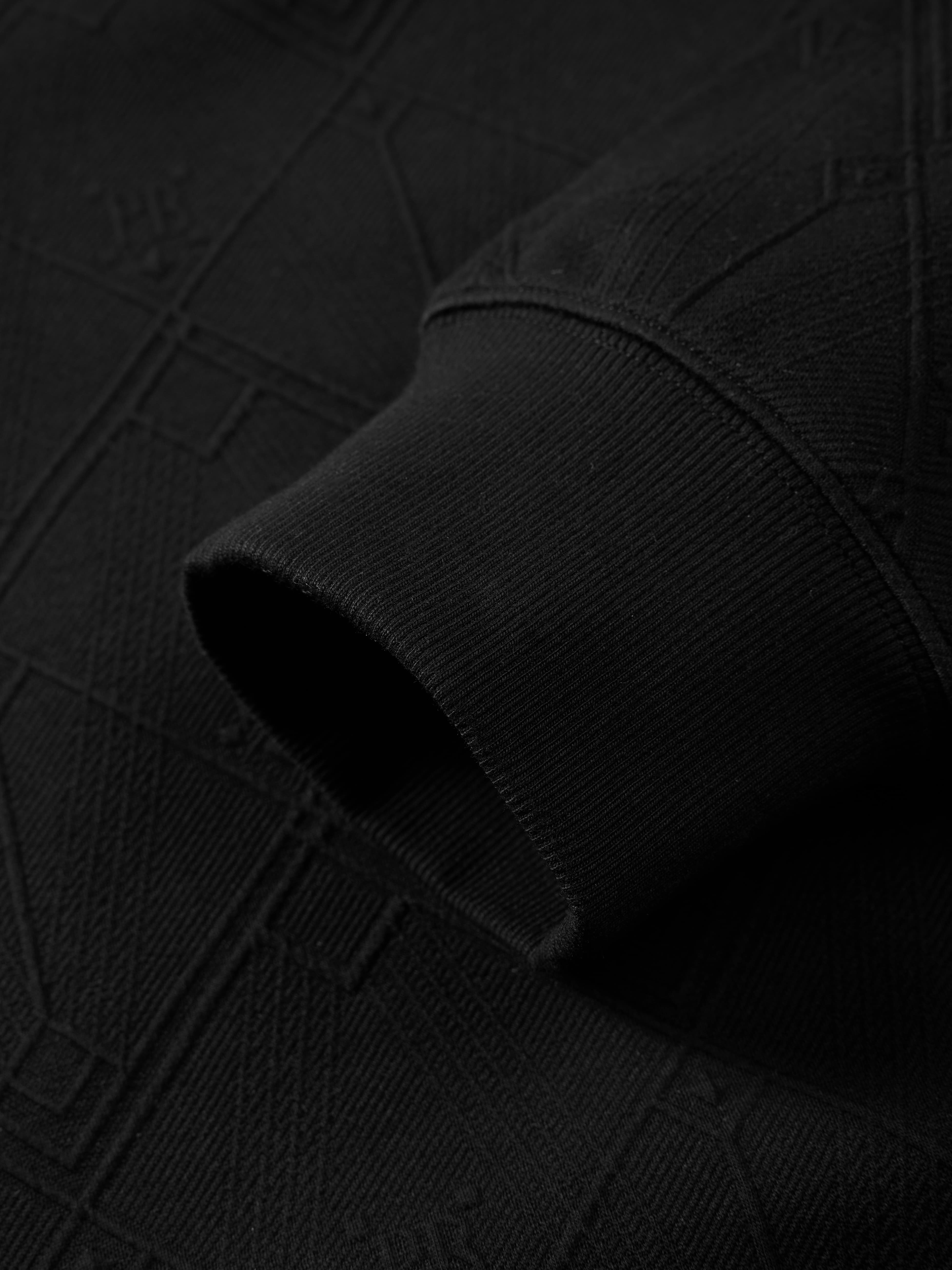 Men's 3D Jacquard Textured Sweater