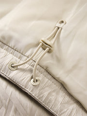 Men's Textured Jacquard Stand-Collar Down Jacket