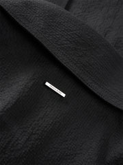 Men's Oversized Utility Shirt with Textured Fabric