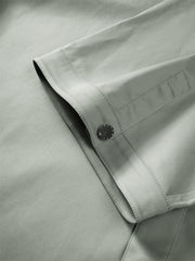 Men's Solid Relaxed-Fit Short-Sleeve Shirt