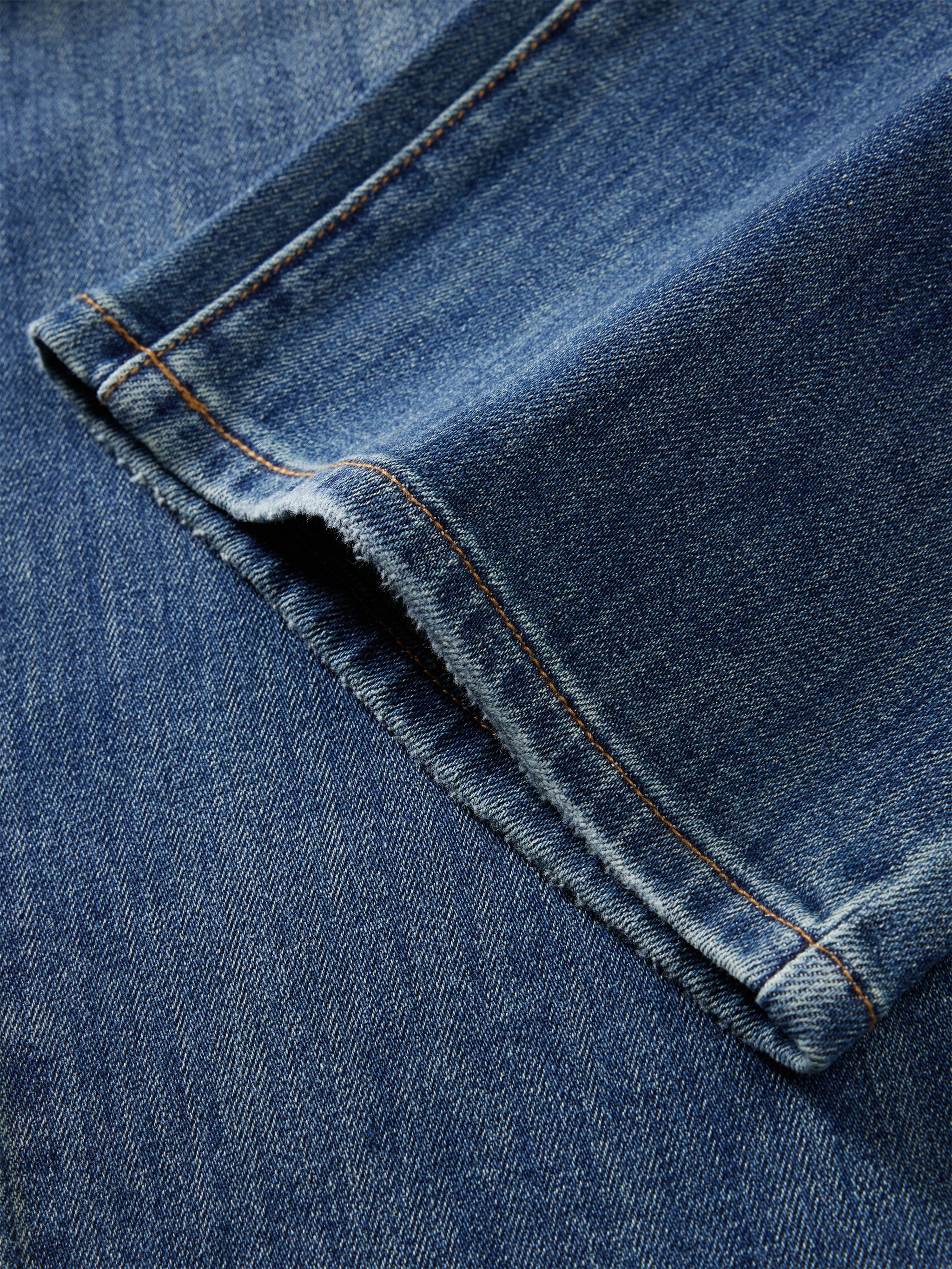 Men's Vintage Washed Straight Jeans