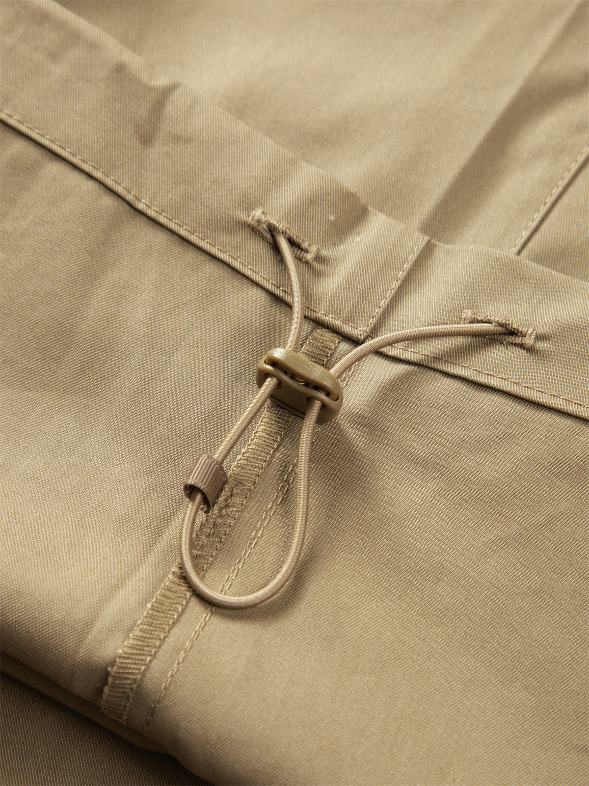 Men's Khaki Modal Wide-Leg Pants