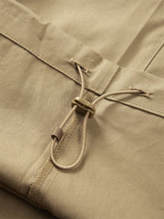 Men's Khaki Modal Wide-Leg Pants