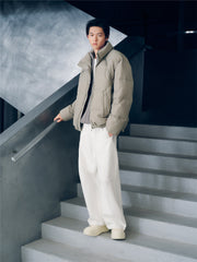 Men's Oversized Deconstructed Puffer Jacket