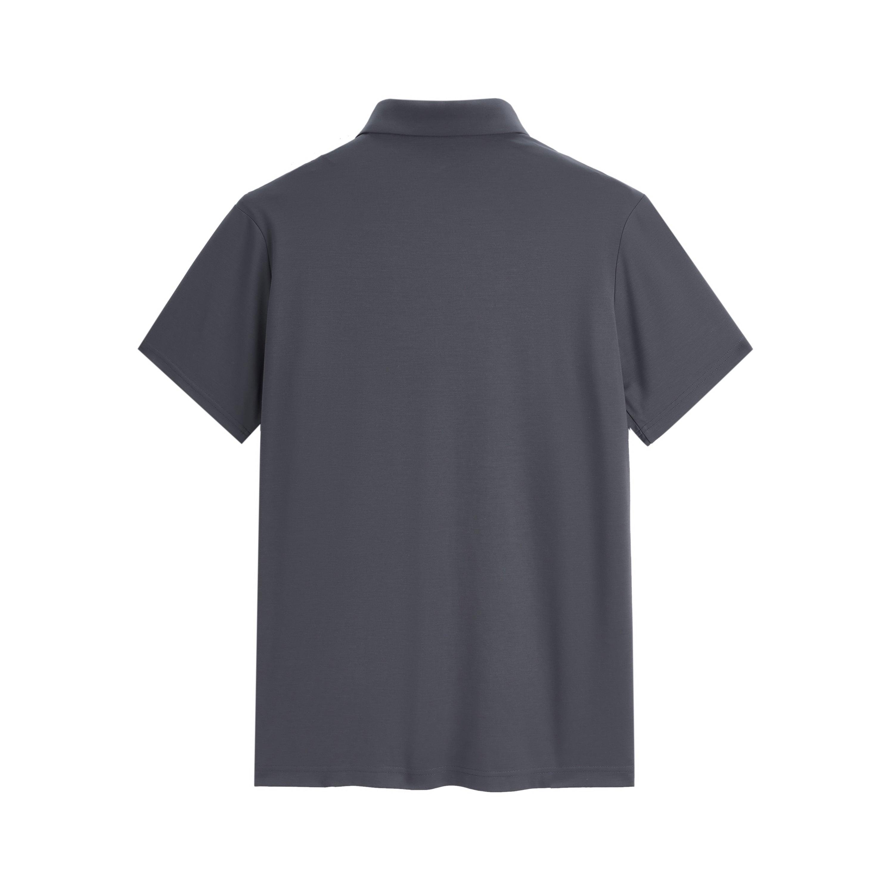 *US Only* Men's Plain Gray Polo Shirt