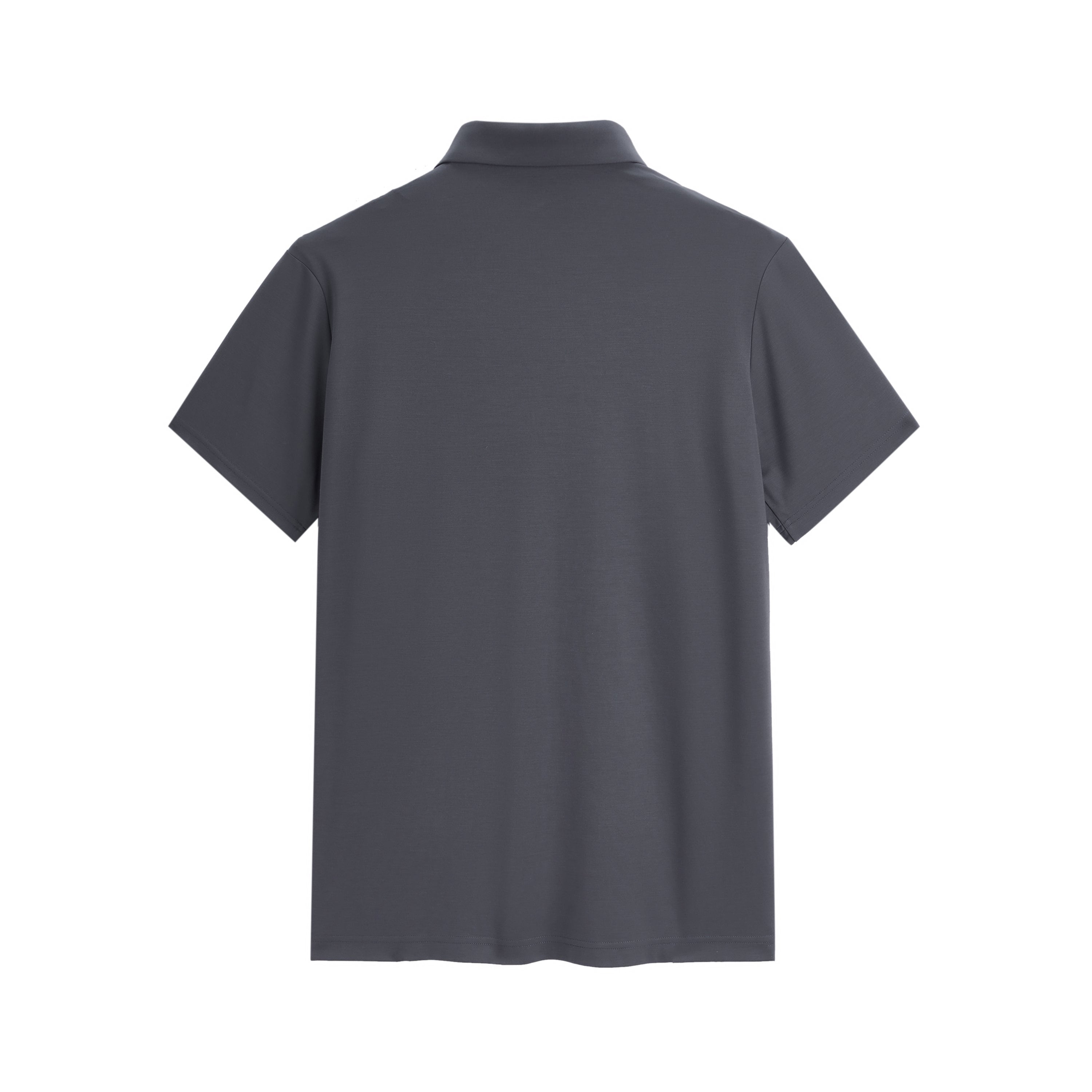 Men's Plain Gray Polo Shirt