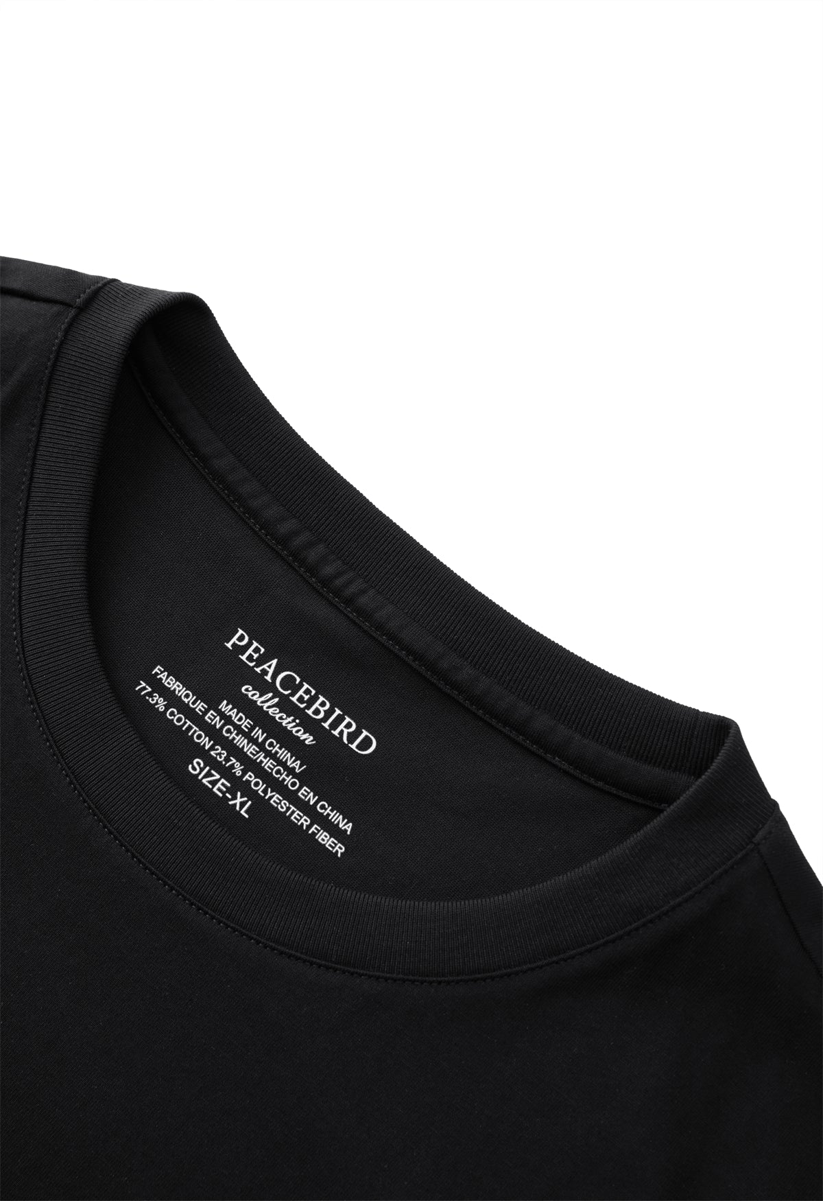 Men's Cooling Slim-Fit Black T-Shirt