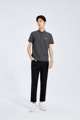 Men's Graphic Embroidered Polo Shirt
