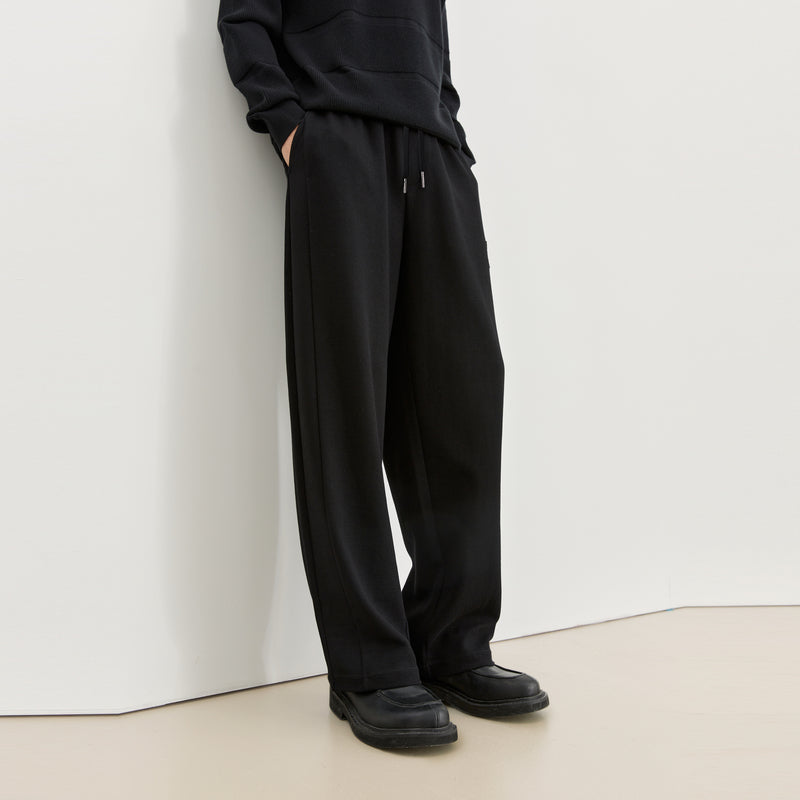 Men's Waffle Straight Sweatpants