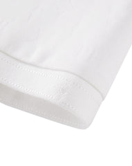 Men's White Embroidered Polo Shirt