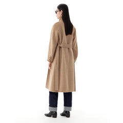 Women's Straight Wool Coat