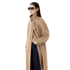 Women's Straight Wool Coat