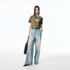 Women's Animal Embroidery T-Shirt