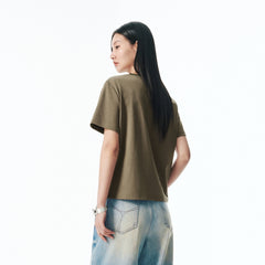 Women's Animal Embroidery T-Shirt