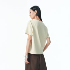 Women's Animal Embroidery T-Shirt