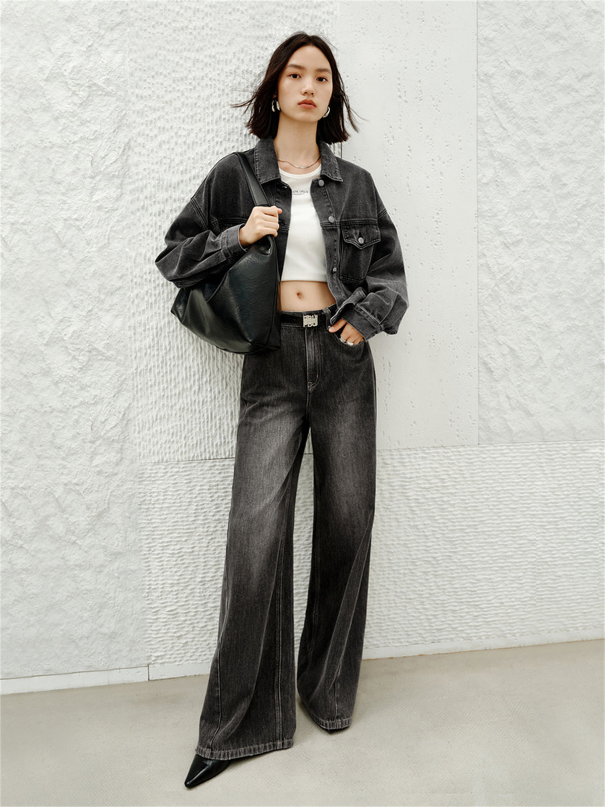 Women's Washed Oversized Denim Jacket