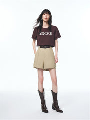 Women's High-Waisted Statement Shorts