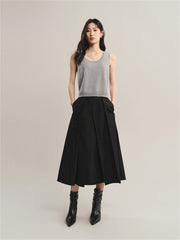 Women's Solid Wool-Blend Tank Top