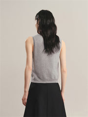 Women's Solid Wool-Blend Tank Top