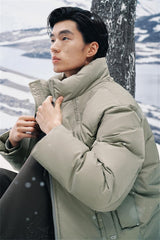 Men's Oversized Deconstructed Puffer Jacket