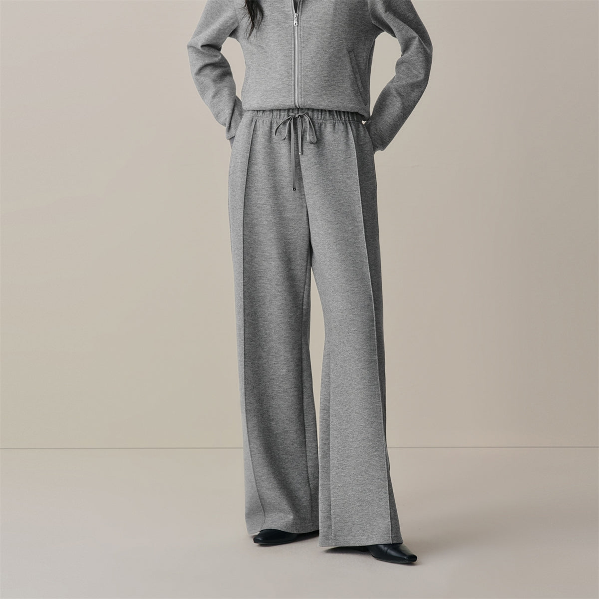 Women's Drawstring-Waist Straight Sweatpants