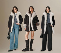Women's Fox Fur Parka Coat