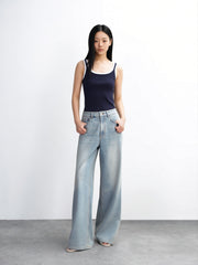 Women's Casual Comfortable Straight Leg