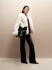 Women's Fleece-Lined Slight-Flare Jeans