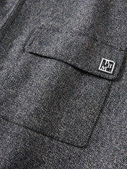 Men's Tweed-Inspired Overshirt