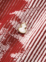 Men's Chinese-Inspired Contrast Jacquard Sweater