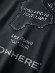 Men's Printed and Embroidered Hoodie