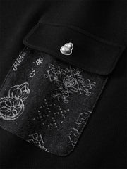 Men's Panel-Patchwork Sweatshirt