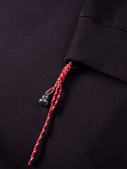 Men's Embossed Embroidery Pullover Sweatshirt