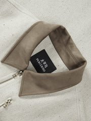 Men's Tweed-Texture Marl Oversized Jacket