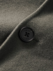 Men's Wool-Blend Notched-Lapel Coat