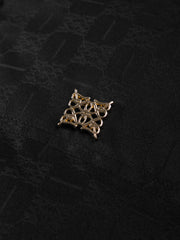 Men's Allover Tonal Jacquard Puffer Jacket