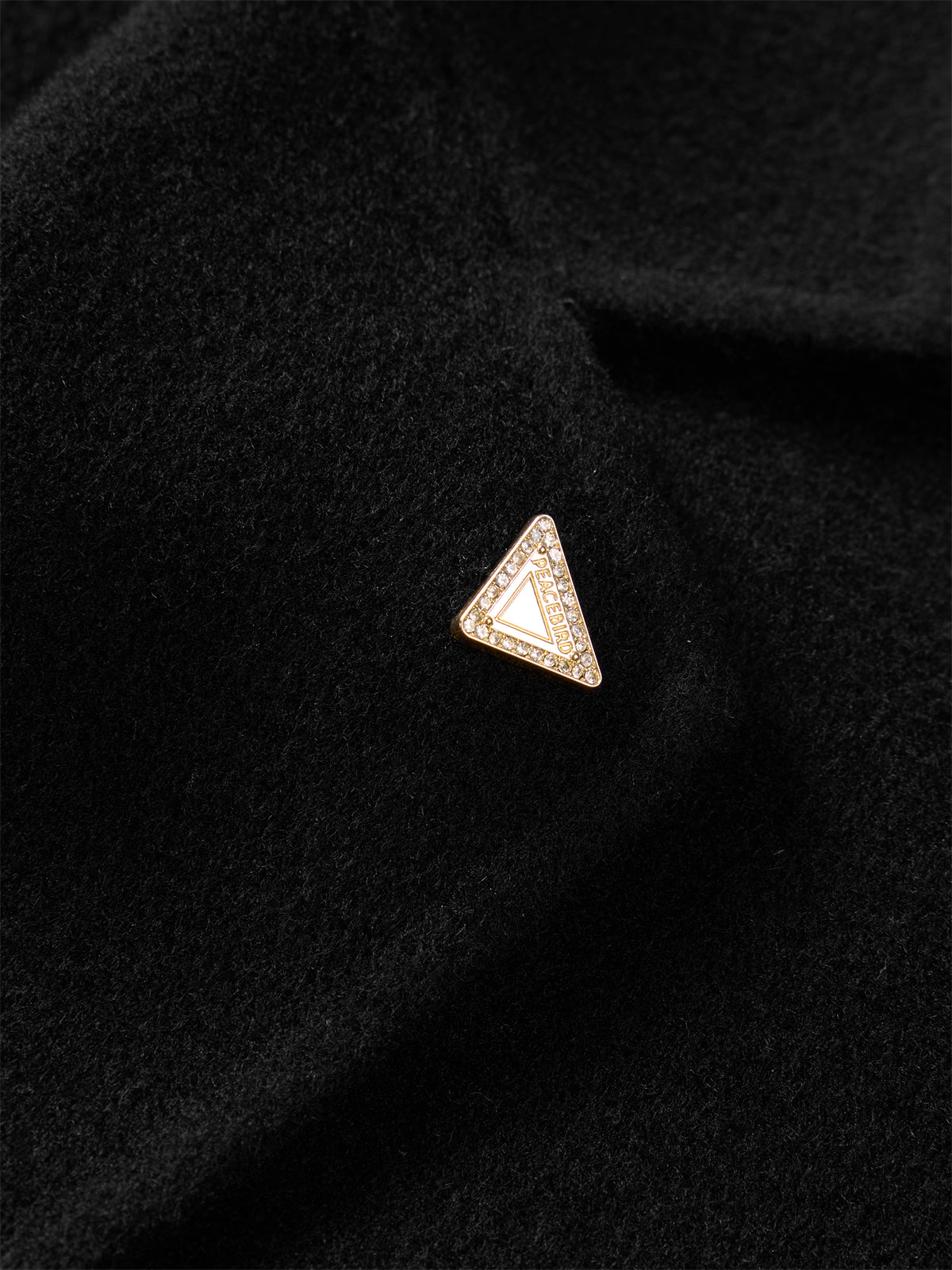 Men's Black Wool-Blend Coat