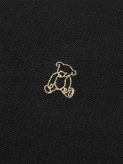 Men's Slim Cooling Polo Shirt with Gold Thread Embroidery