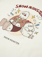 Men's Graphic Print Embroidered T-Shirt