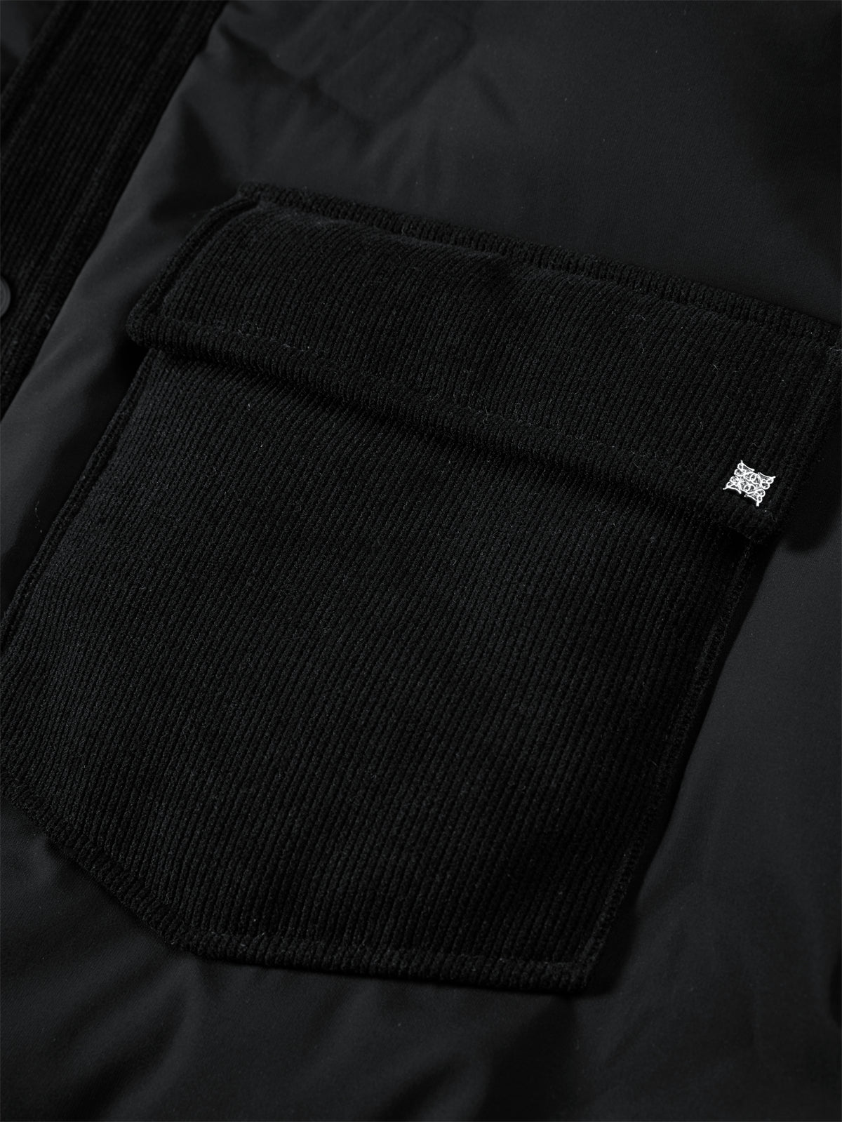 Men's Black Lightweight Down Shirt Jacket