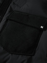 Men's Black Lightweight Down Shirt Jacket