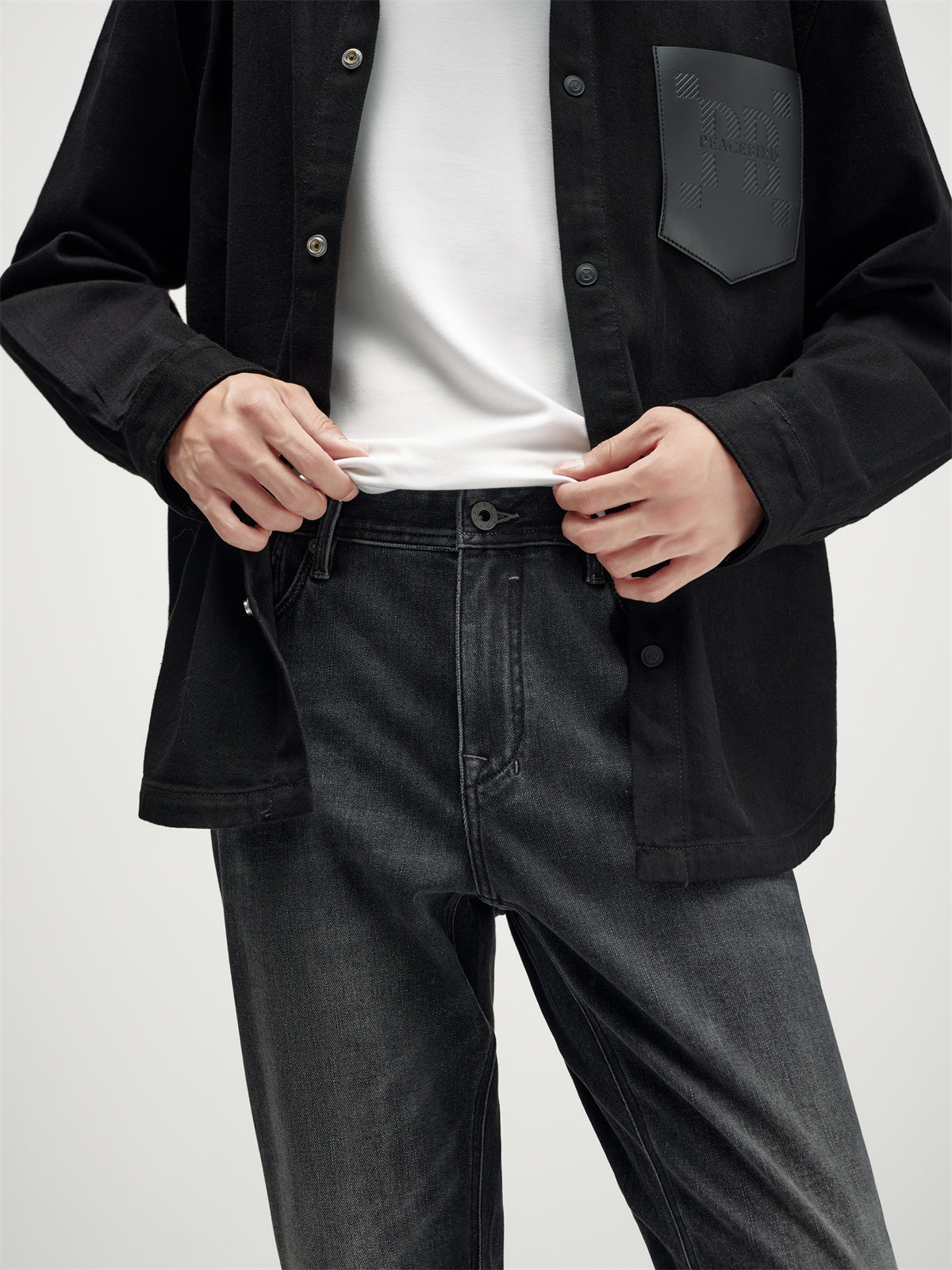 Men's Ombre Washed Jeans